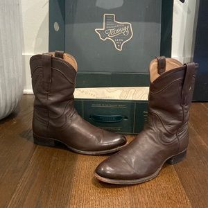 Tecovas- brown leather, size 9 mens